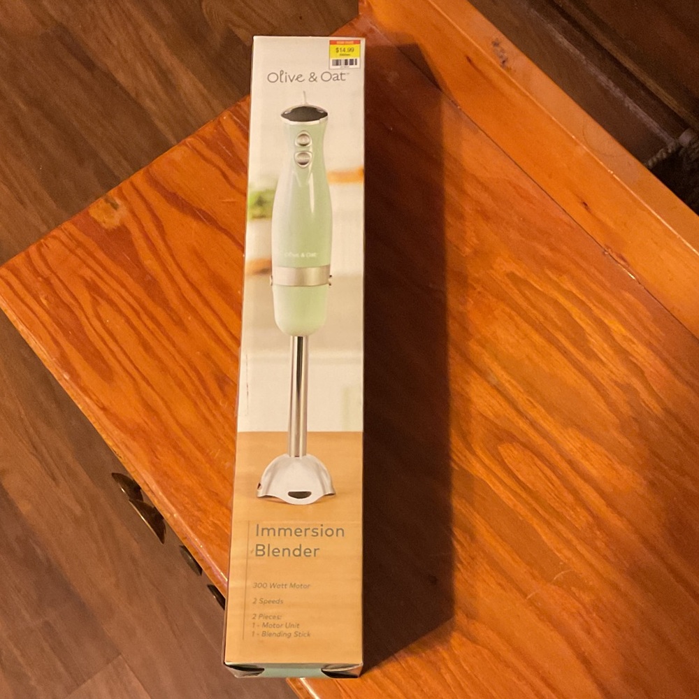 Olive & Oak Mint Green Immersion Blender